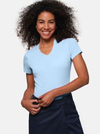 T-Shirt Damen Hellblau