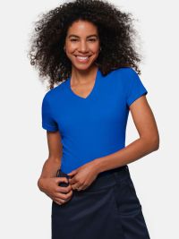 Blaues T-Shirt Damen