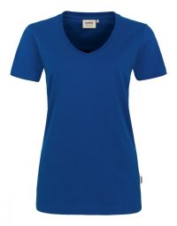 V-Shirt Damen Blau