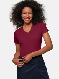 T-Shirt Damen Weinrot