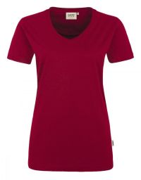 T-Shirt Damen Weinrot