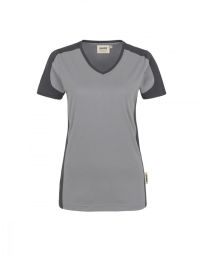 Damen Contrast Performance V-Shirt