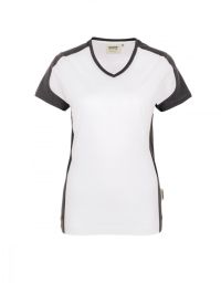 Damen Contrast Performance V-Shirt