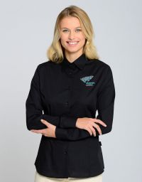 Schwarze Damen Bluse