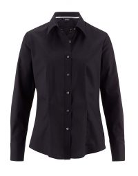 Olymp Damen Bluse Schwarz