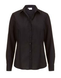 Business Bluse Damen Schwarz
