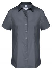 Hemdbluse Damen Anthrazit