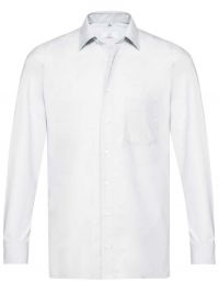 Herrenhemd langarm Weiß