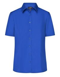 Kurzarm Damenbluse Blau