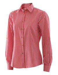 Trachtenbluse Rot kariert Damen