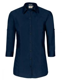 Dunkelblaue Bluse 3/4 Arm