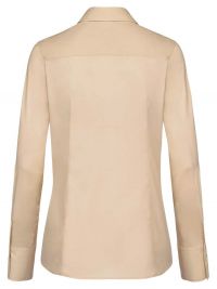 Damenbluse Langarm in Beige