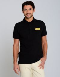 Schwarzes Poloshirt Herren