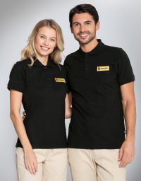 Schwarzes Poloshirt Herren