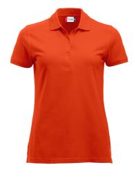 Günstige Poloshirts Damen Orange