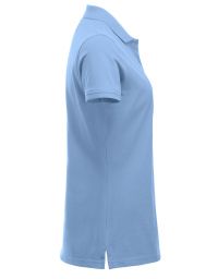 Günstige Poloshirts Damen Hellblau