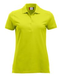 Günstige Polos Damen Signalgrün