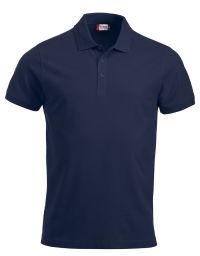 Günstige Poloshirts Baumwolle Dunkelblau
