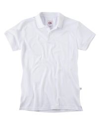Weißes Poloshirt