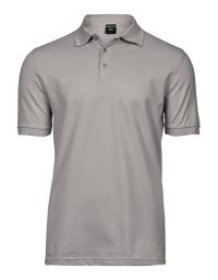Poloshirt Herren Stretch Hellgrau