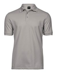Poloshirt Herren Stretch Hellgrau