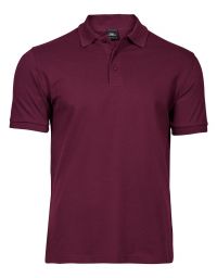 Poloshirt Herren Stretch Weinrot