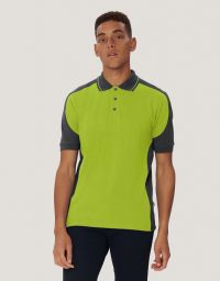 Mens Performance Polo Contrast