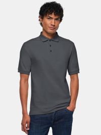 HAKRO Poloshirt Herren in Dunkelgrau
