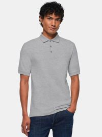 HAKRO Poloshirt Herren in Grau