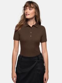 Polo Shirt Damen Braun