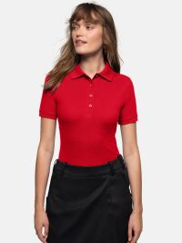 Polo Shirt Damen Rot