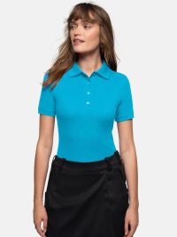 Polo Shirt Damen Petrol