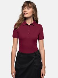 Polo Shirt Damen Weinrot