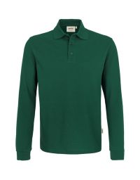 Langarm Poloshirt Herren Grün