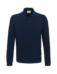 Langarm Poloshirt Herren Dunkelblau