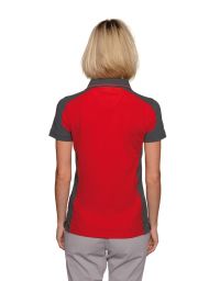 Damen Performance Poloshirt Contrast