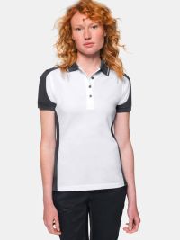 Damen Arbeitspolo Weiß