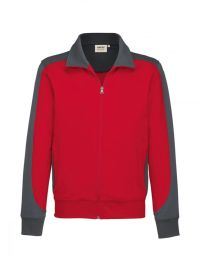 Mens Performance Sweat Jacket Contrast