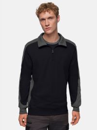 Unisex Performance Zip Sweatshirt Contrast