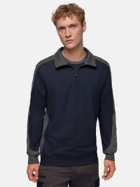 Unisex Performance Zip Sweatshirt Contrast