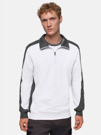 Unisex Performance Zip Sweatshirt Contrast
