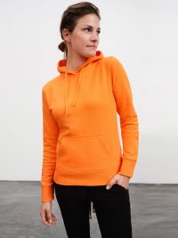 Hoodie Damen Orange