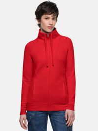 Sweatjacke Damen Rot
