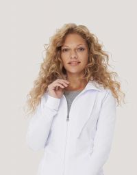 Sweatjacke Damen Weiß