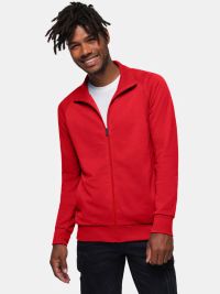 Sweatjacke Herren Rot