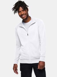Sweatjacke Herren Weiß