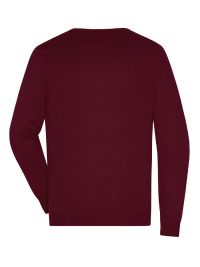 Strickpullover Herren Weinrot