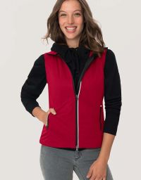 Damen Softshell Weste Rot