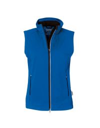 Damen Softshell Weste Blau