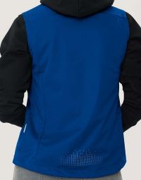 Damen Softshell Weste Blau